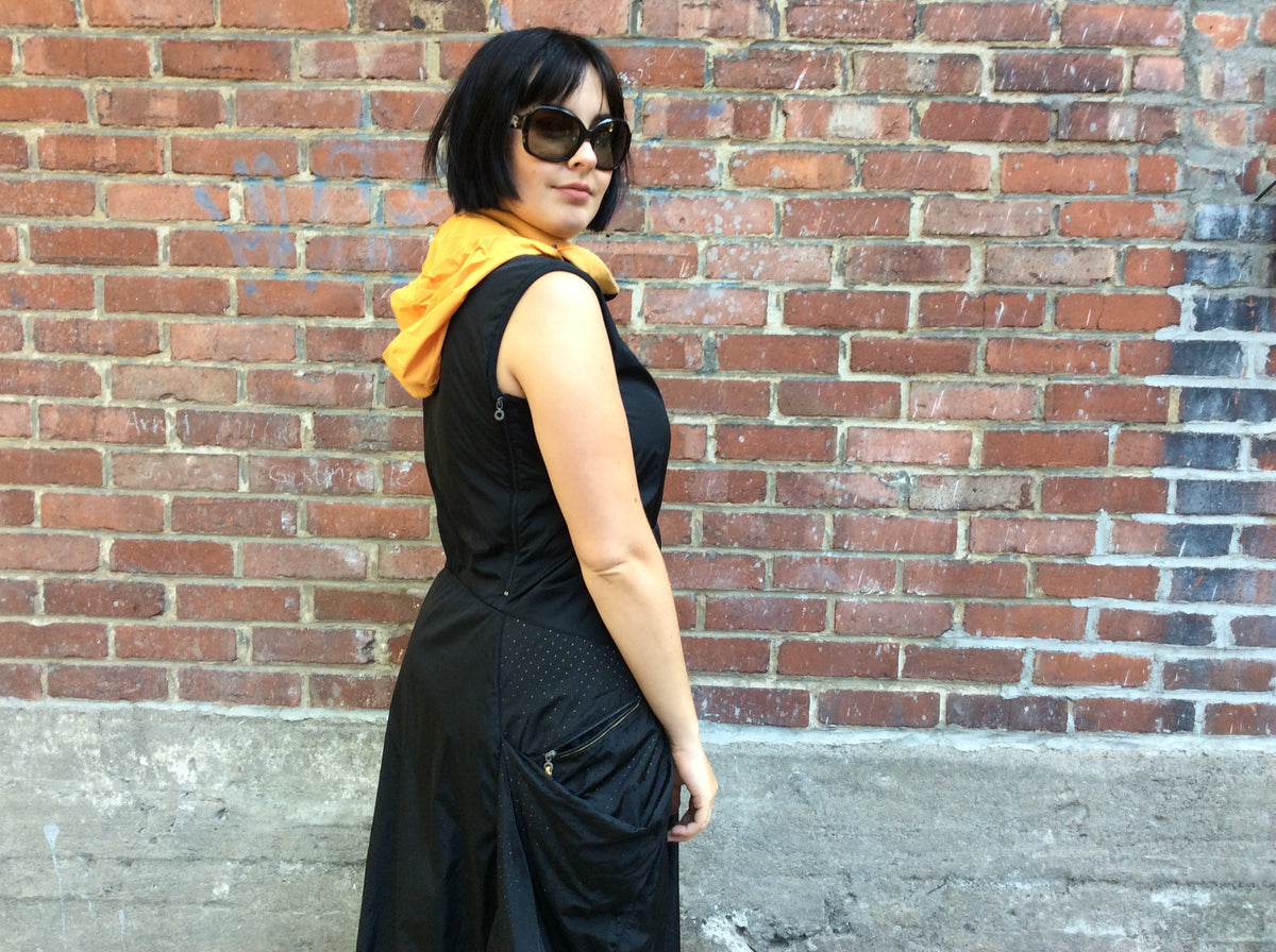 Year 2000 Marithé + François Girbaud Hooded Dress