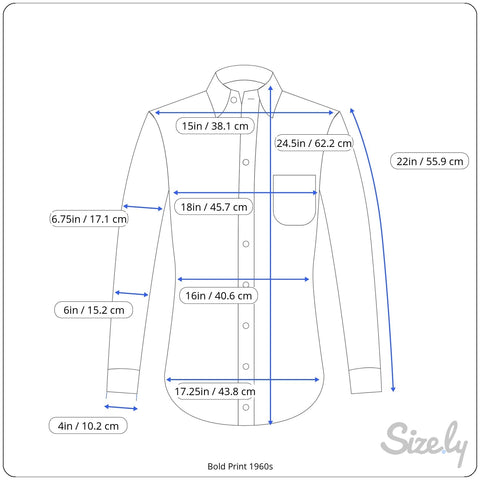 Chemisier à imprimé audacieux des années 1960-1970 petit/moyen