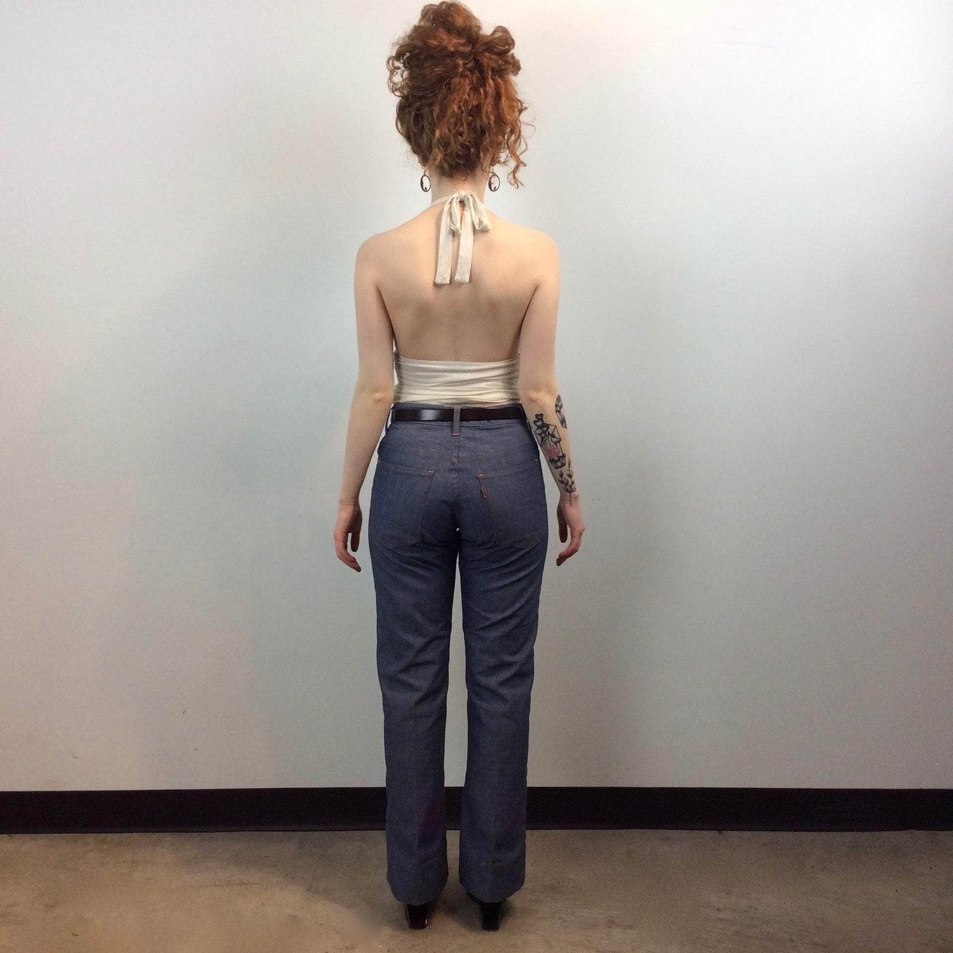 1960s-1970s Collector's Orange tab Big ''E'' LEVI'S Jeans, size 27, slightly flared jeans, high rise Levi's jeans , Vintage Levi's Jeans, 70s levis jeans, 60s Levi's Jeans