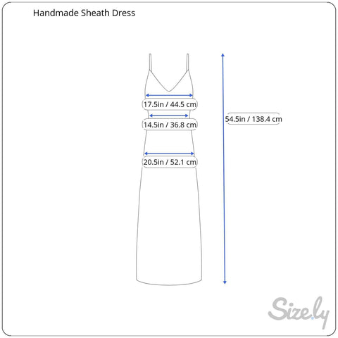 Measurements of 1990s Front Slit Maxi Sheath Lace Dress Small