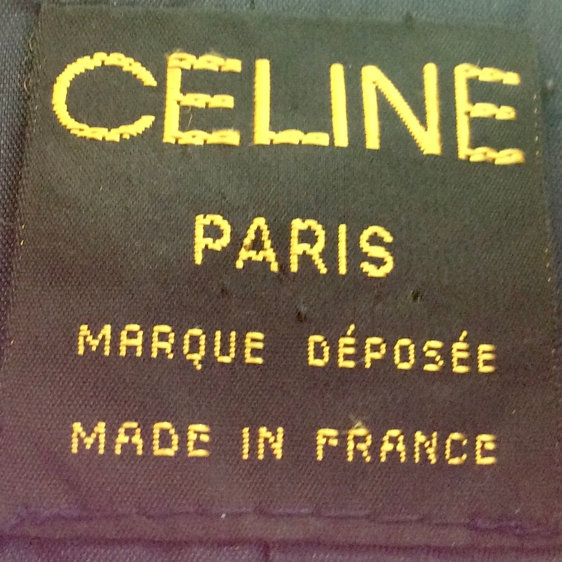 Boheme Vintage – Vintage Céline Paris Navy Trench Coat Made in France with Signature Gold Buttons and Belt