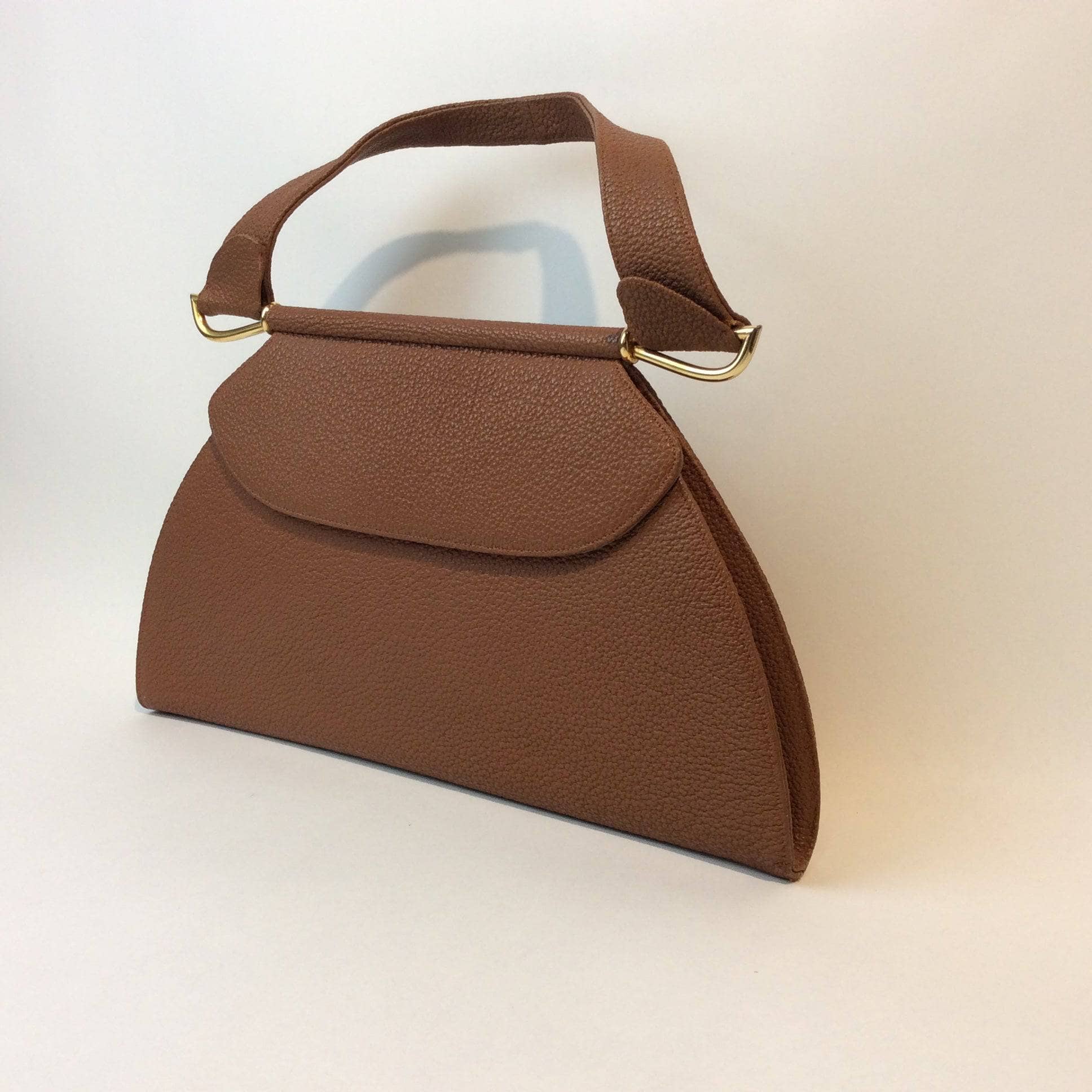 1940s leather handbag. Sold by bohemevintage.com